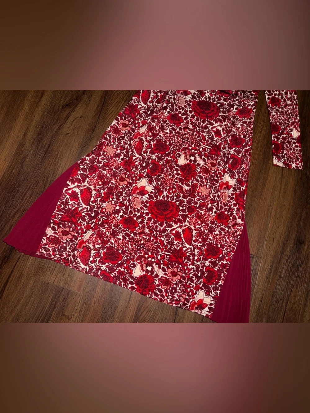 Nwt Tory Burch Ria Butterfly Floral Print Pleated Dress $450 party Summer formal